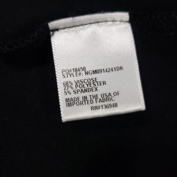 Nasty Gal Black Dress Size Small Mock Neck Long Sleeve Classic Jersey Stretch - Picture 8 of 10